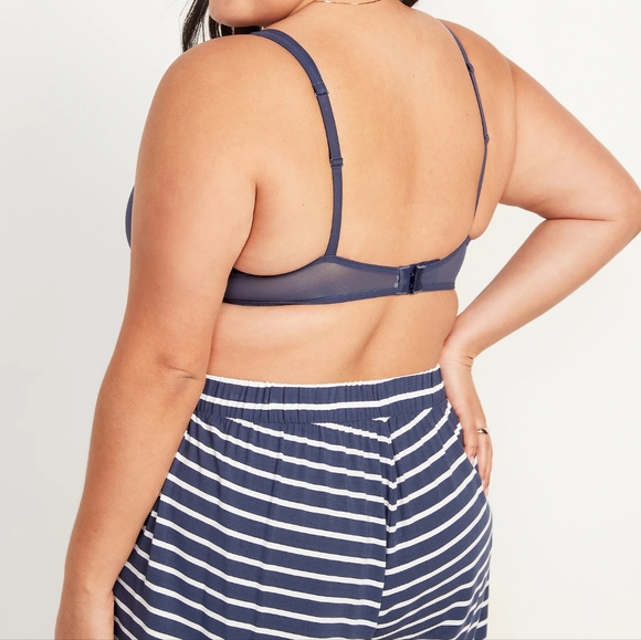 Mesh Unlined Underwire Plunge Bra, Size 40DD - Picture 8 of 8